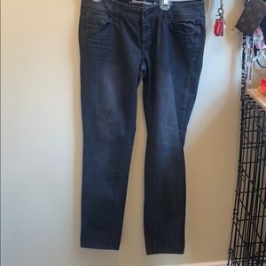 AE washed black jeans